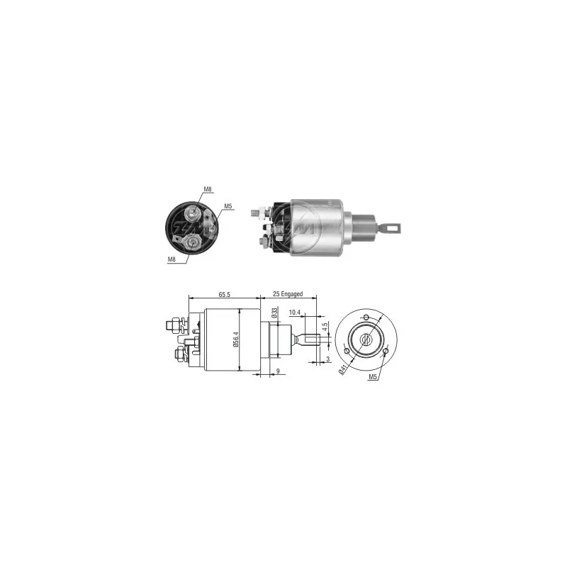 Contacteur, démarreur ERA ZM3973