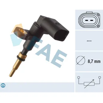 Sonde de température, liquide de refroidissement FAE 33895