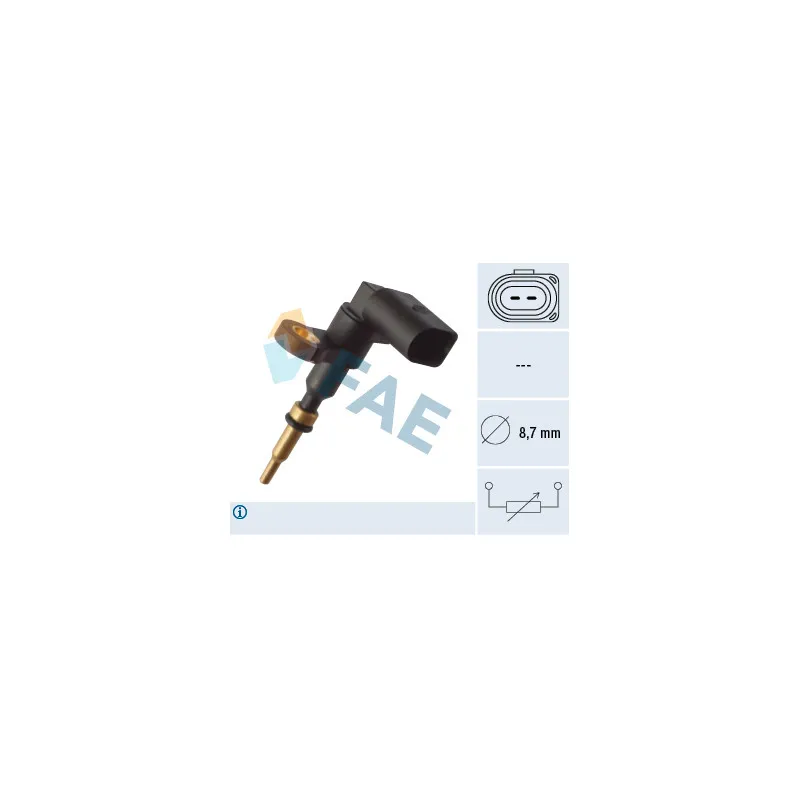 Sonde de température, liquide de refroidissement FAE 33895