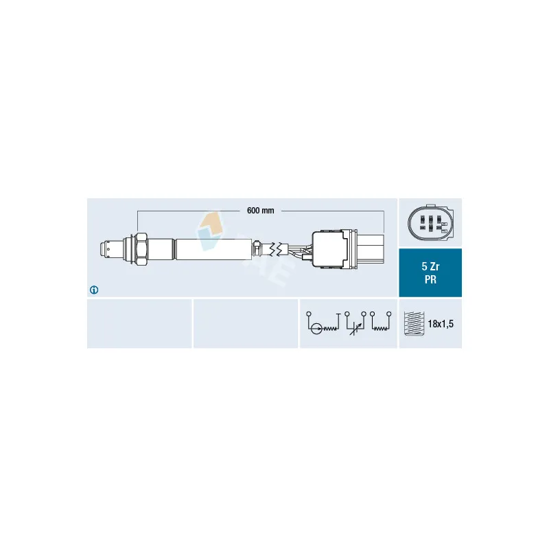 Sonde lambda FAE 75111