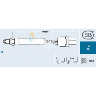 Sonde lambda FAE 75113