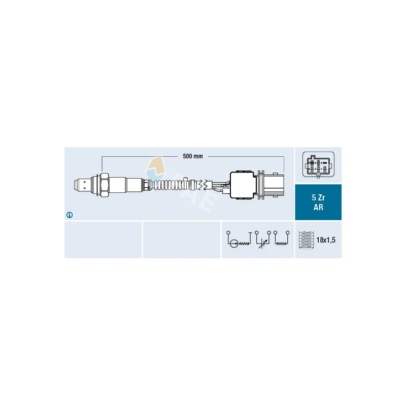 Sonde lambda FAE 75139