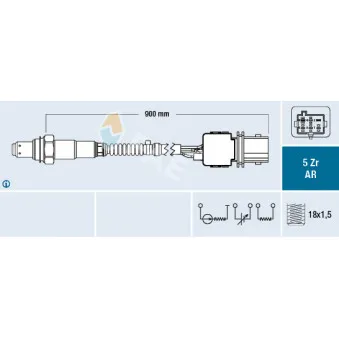 Sonde lambda FAE 75141