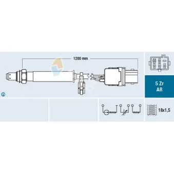 Sonde lambda FAE 75144