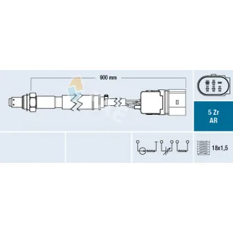 Sonde lambda FAE 75155