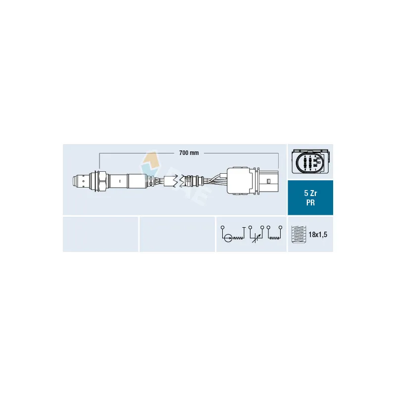 Sonde lambda FAE 75158
