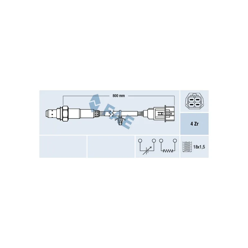 Sonde lambda FAE 77606