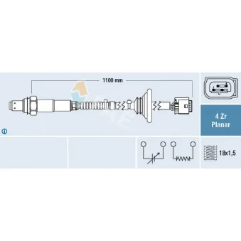 Sonde lambda FAE 77646