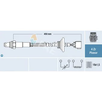 Sonde lambda FAE 77647