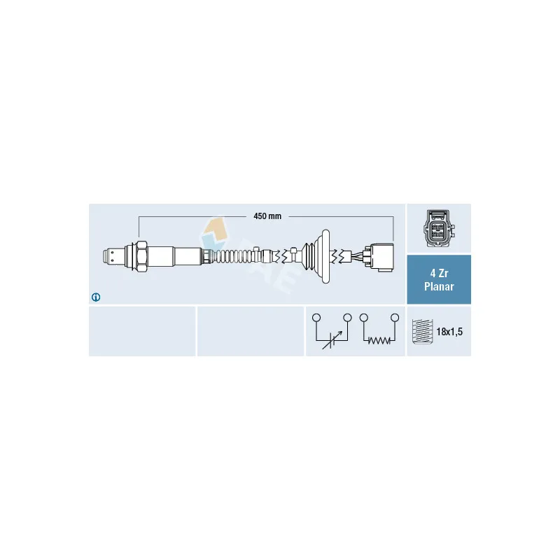 Sonde lambda FAE 77647
