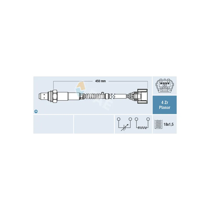 Sonde lambda FAE 77649