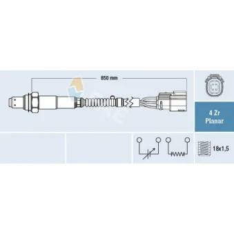 Sonde lambda FAE 77651