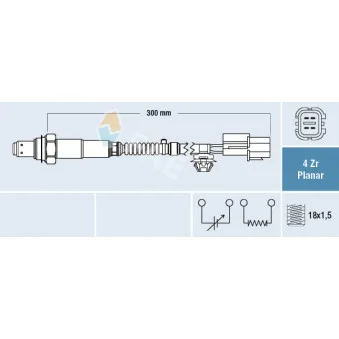 Sonde lambda FAE 77653