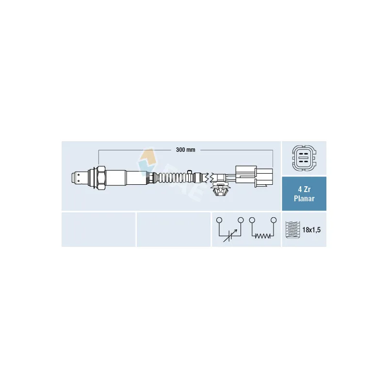 Sonde lambda FAE 77653