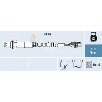 Sonde lambda FAE 77663
