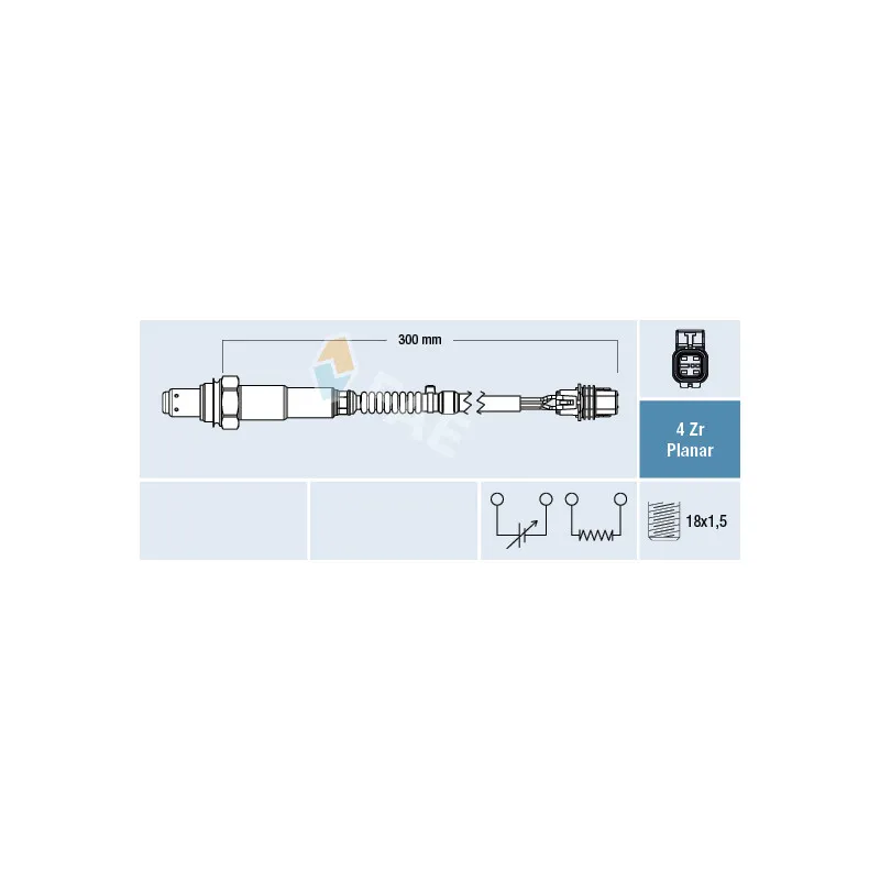 Sonde lambda FAE 77663
