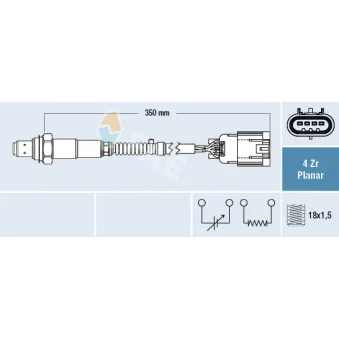 Sonde lambda FAE 77667