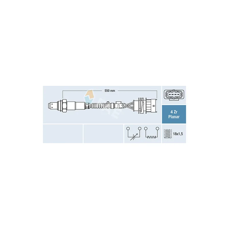 Sonde lambda FAE 77670
