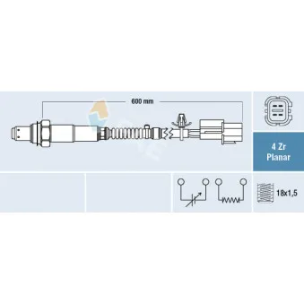 Sonde lambda FAE 77679