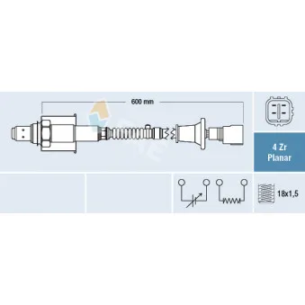 Sonde lambda FAE 77692