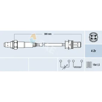 Sonde lambda FAE 77695