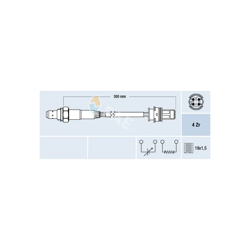Sonde lambda FAE 77695