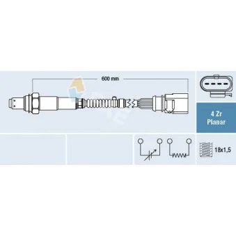 Sonde lambda FAE 77704