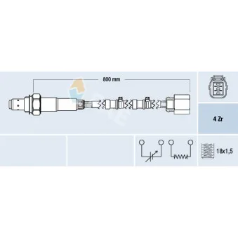 Sonde lambda FAE 77708