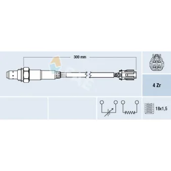 Sonde lambda FAE 77711