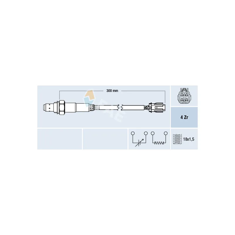Sonde lambda FAE 77711