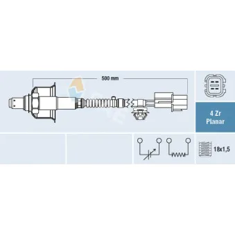 Sonde lambda FAE 77712