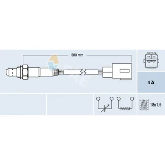 Sonde lambda FAE 77767