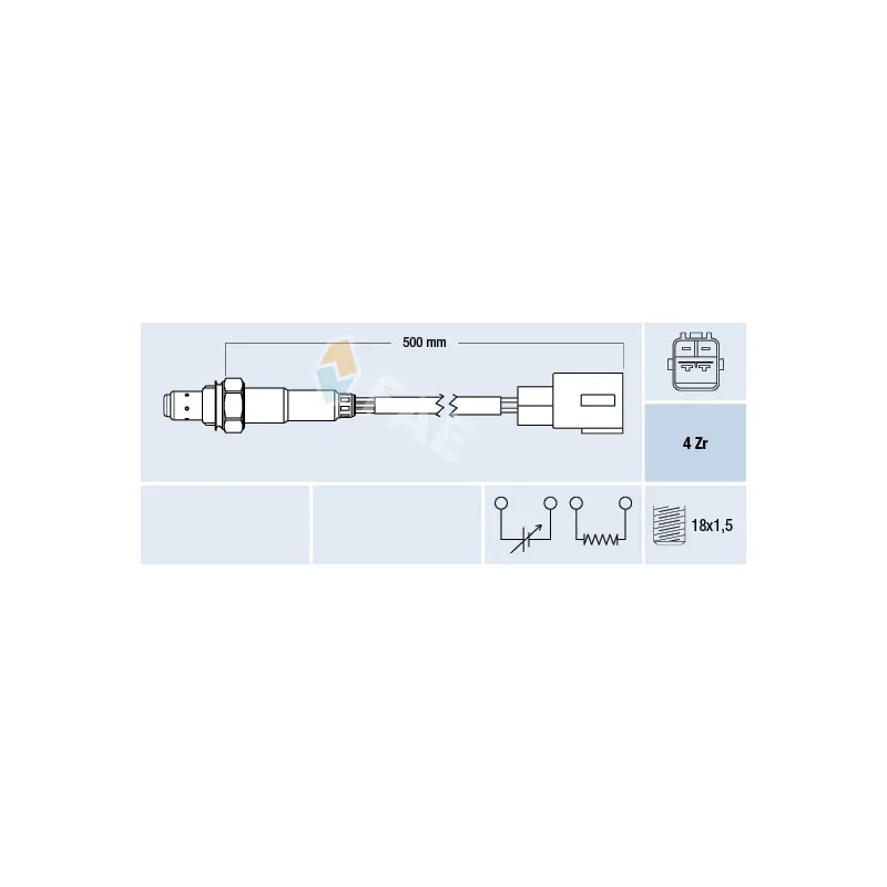 Sonde lambda FAE 77767