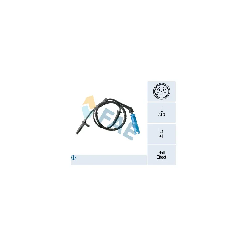 Capteur, vitesse de roue FAE 78486
