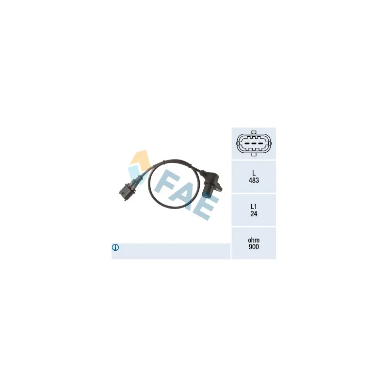 Capteur d'angle, vilebrequin FAE 79446