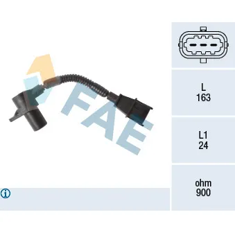 Capteur d'angle, vilebrequin FAE 79528