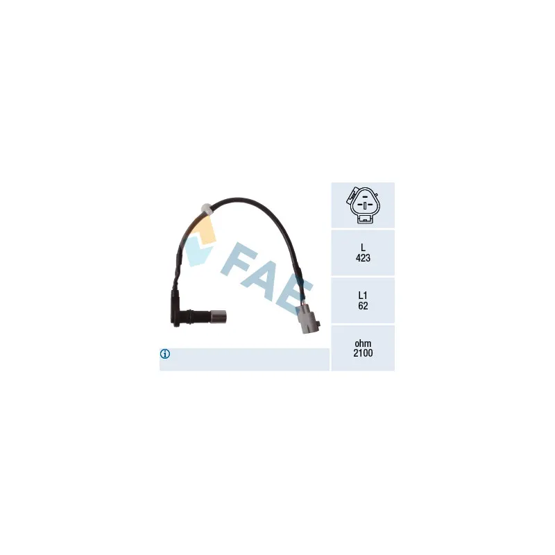 Capteur d'angle, vilebrequin FAE 79532