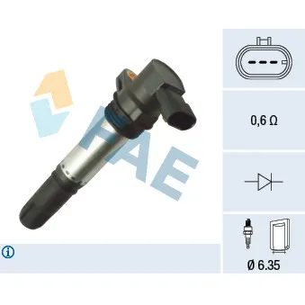 Bobine d'allumage FAE 80392