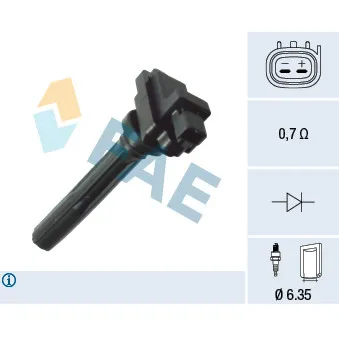 Bobine d'allumage FAE 80394
