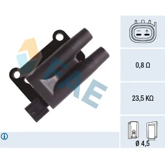 Bobine d'allumage FAE 80399