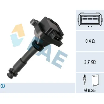 Bobine d'allumage FAE 80461