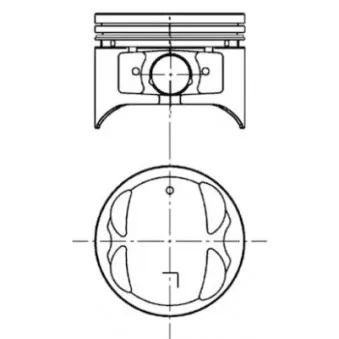 Piston KOLBENSCHMIDT 40062610