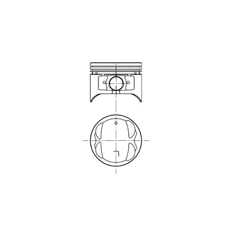 Piston KOLBENSCHMIDT 40062610