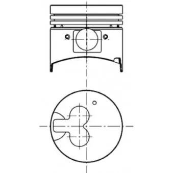 Piston KOLBENSCHMIDT 40067610