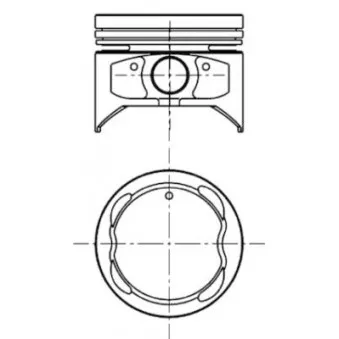 Piston KOLBENSCHMIDT 40068600