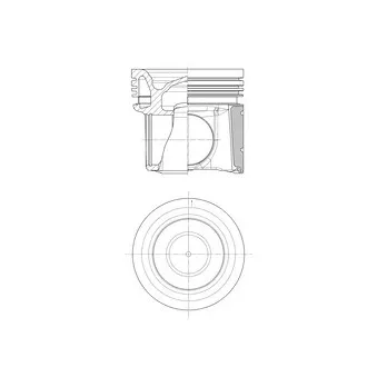 Piston KOLBENSCHMIDT 40644600