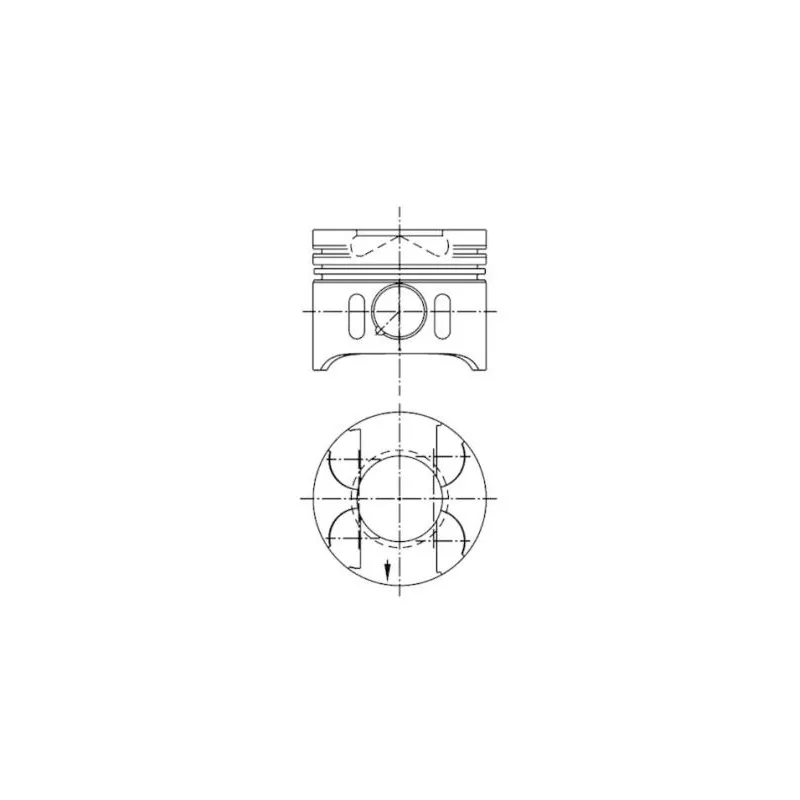 Piston KOLBENSCHMIDT 41014610