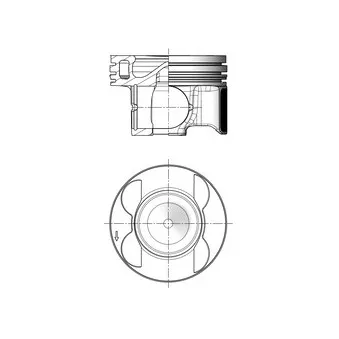 Piston KOLBENSCHMIDT 41079600