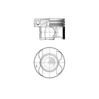 Piston KOLBENSCHMIDT 41080600