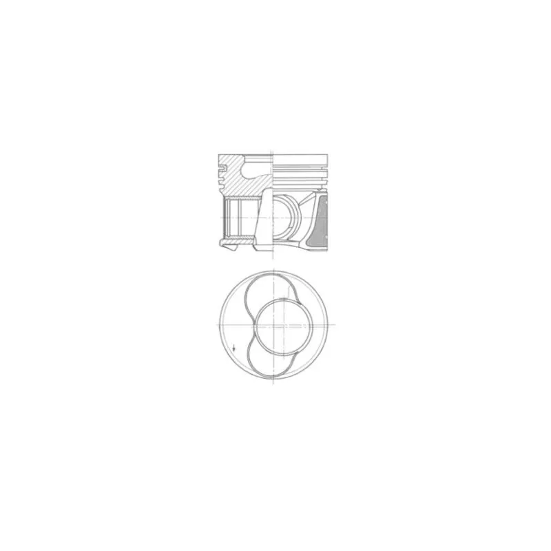 Piston KOLBENSCHMIDT 41159610